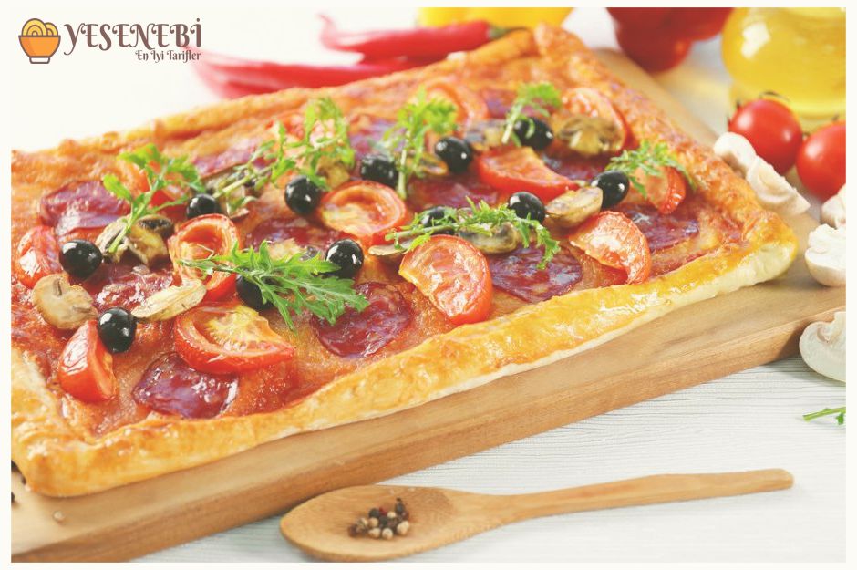 Hızlı Milföy Pizza Tarifi Yesenebi Nefis Yemek Tarifleri