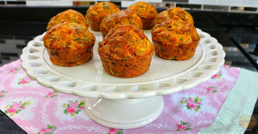 Salamlı Kahvaltılık Muffin Tarifi